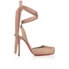 Cassia snøresko – 100 mm remsko – crepesatin – Nude 2 – kvinder Cassia snøresko – 100 mm remsko – crepesatin – Nude 2 – kvinder