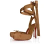Cassia snøresko – 100 mm remsko – crepesatin – Nude 4 – kvinder Cassia snøresko – 100 mm remsko – crepesatin – Nude 4 – kvinder