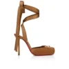Cassia snøresko – 100 mm remsko – crepesatin – Nude 4 – kvinder Cassia snøresko – 100 mm remsko – crepesatin – Nude 4 – kvinder