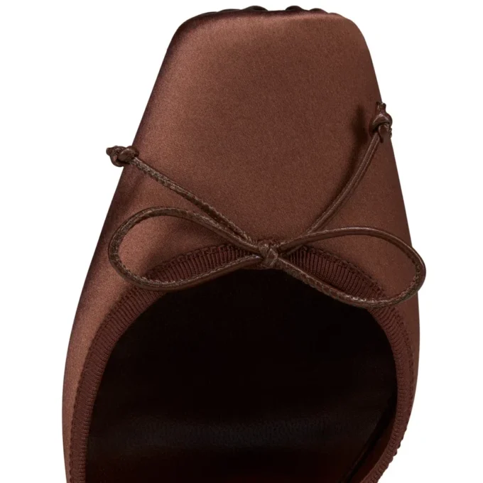 Cassia snøresko – 100 mm remsko – crepesatin – Nude 8 – kvinder Cassia snøresko – 100 mm remsko – crepesatin – Nude 8 – kvinder