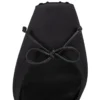 Cassia snøresko – 100 mm remsko – crepesatin – sort – kvinder Cassia snøresko – 100 mm remsko – crepesatin – sort – kvinder