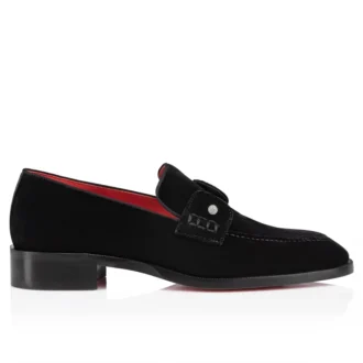 Chambelimoc Night Strass – Loafers – Fløjl – Sort – Herre