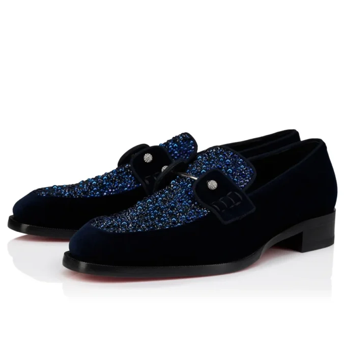 Chambelimoc Perla Night Strass – Loafers – Fløjl og Strass – Last Night – Herre Chambelimoc Perla Night Strass – Loafers – Fløjl og Strass – Last Night – Herre