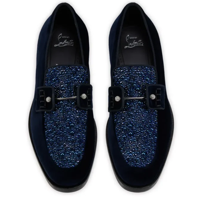 Chambelimoc Perla Night Strass – Loafers – Fløjl og Strass – Last Night – Herre Chambelimoc Perla Night Strass – Loafers – Fløjl og Strass – Last Night – Herre