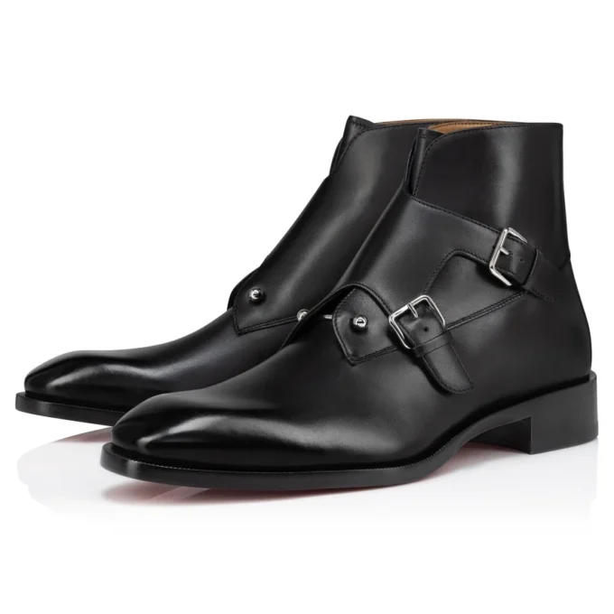 Chambelimonk Boot – Støvler – Kalveskind – Sort – Herre