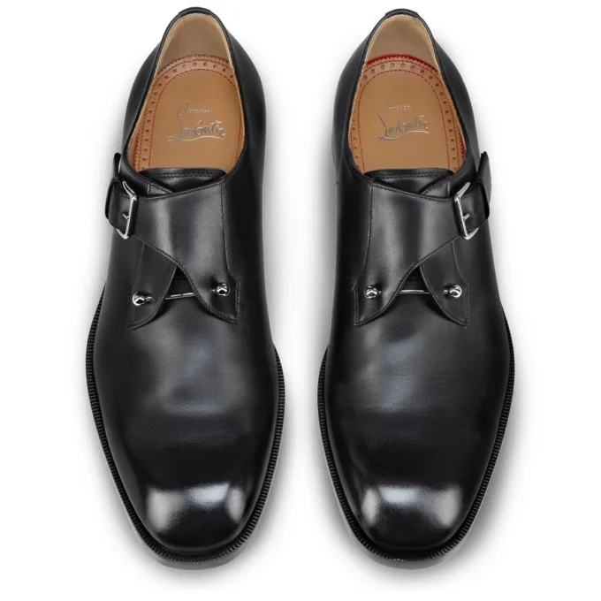 Chambelimonk – Monk-Straps – Kalveskind – Sort – Herre