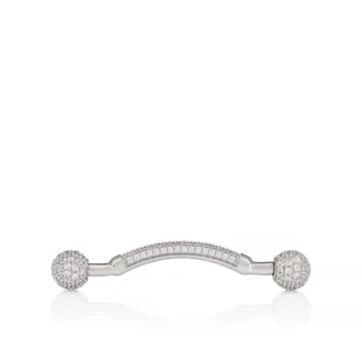 Chambelink Strass – Sko-smykker – Metal og Strass – Sølv