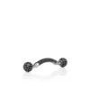 Chambelink Strass – Sko-smykker – Metal og Strass – Sort Gun Chambelink Strass – Sko-smykker – Metal og Strass – Sort Gun