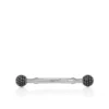 Chambelink Strass – Sko-smykker – Metal og Strass – Sort Gun Chambelink Strass – Sko-smykker – Metal og Strass – Sort Gun