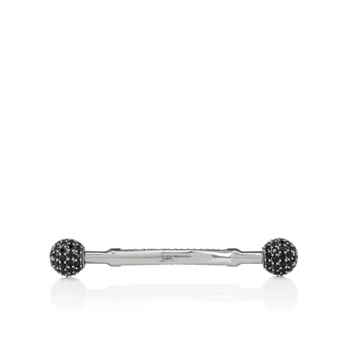 Chambelink Strass – Sko-smykker – Metal og Strass – Sort Gun Chambelink Strass – Sko-smykker – Metal og Strass – Sort Gun