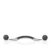Chambelink Strass – Sko-smykker – Metal og Strass – Sort Gun Chambelink Strass – Sko-smykker – Metal og Strass – Sort Gun