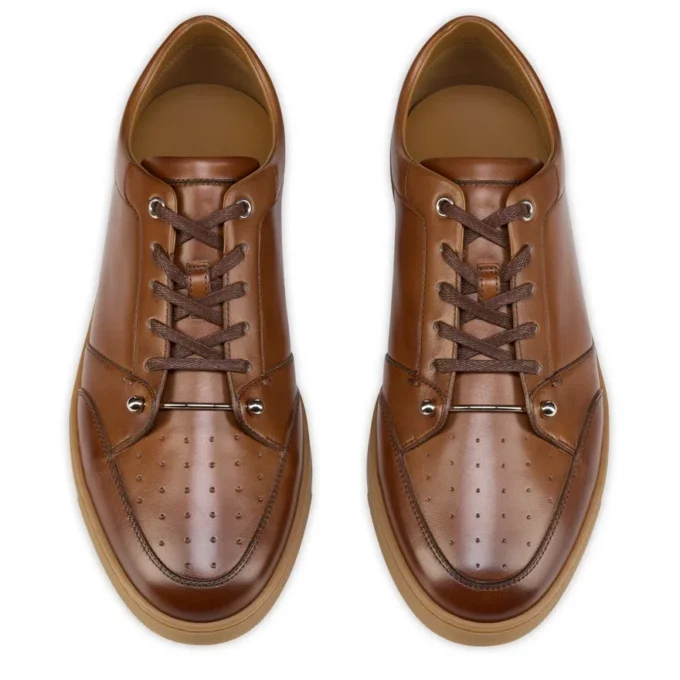 Chambelisneak – Sneakers – Patineret kalveskind – Havane – Herre Chambelisneak – Sneakers – Patineret kalveskind – Havane – Herre