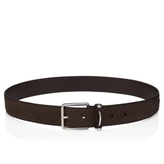 Chambeliss – Bælte – Nubuck-pytonlæder – Cafa
