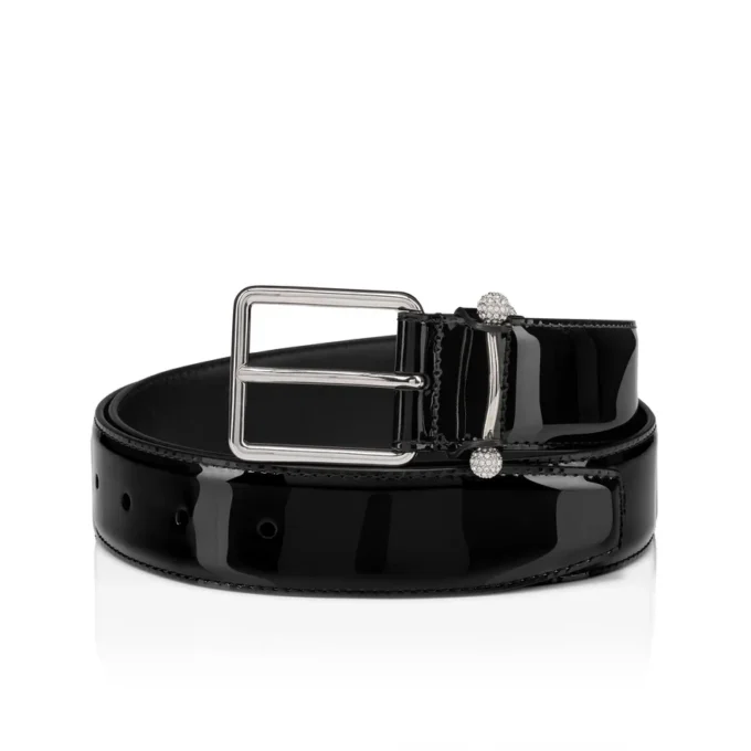 Chambeliss – Bælter – Lakeret læder og Night Strass – Sort