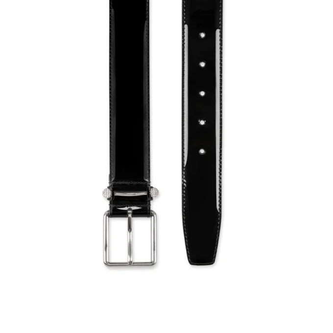Chambeliss – Bælter – Lakeret læder og Night Strass – Sort