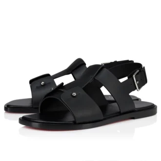 Chambeliss-sandal – Sandaler – Kalveskind – Sort – Herre