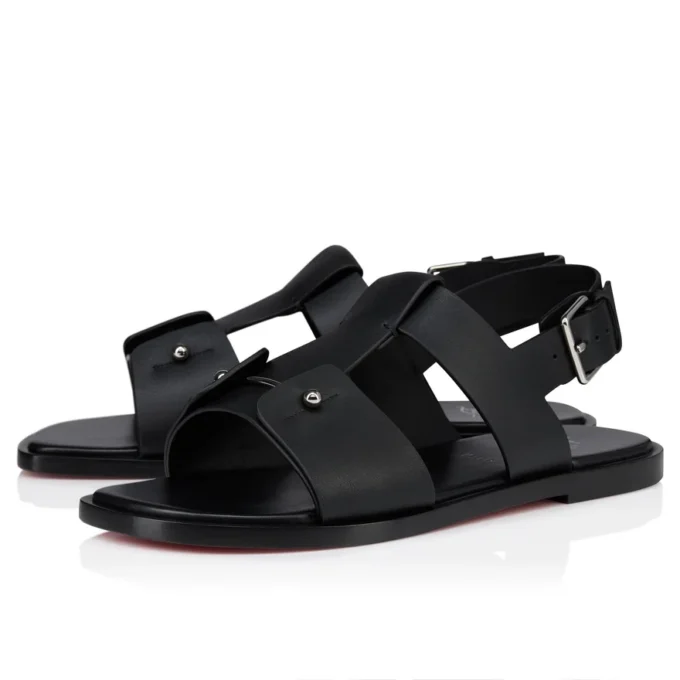 Chambeliss-sandal – Sandaler – Kalveskind – Sort – Herre