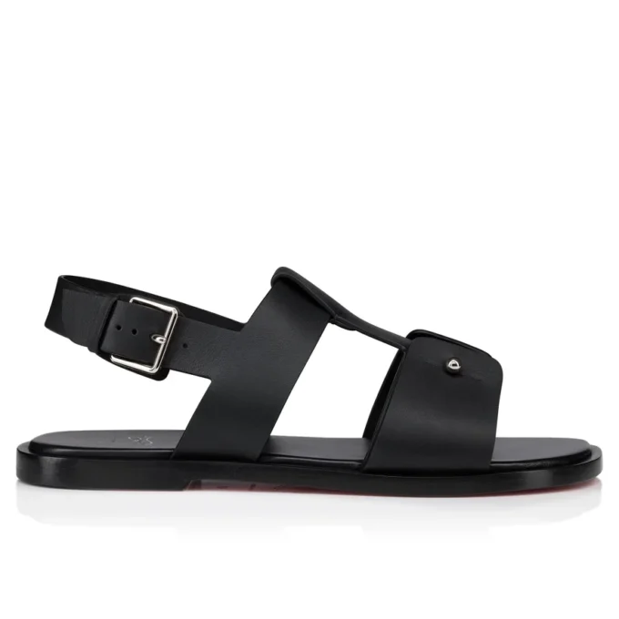 Chambeliss-sandal – Sandaler – Kalveskind – Sort – Herre