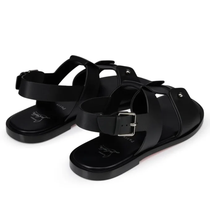 Chambeliss-sandal – Sandaler – Kalveskind – Sort – Herre