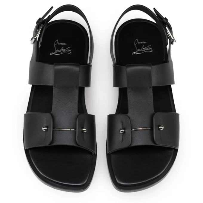 Chambeliss-sandal – Sandaler – Kalveskind – Sort – Herre