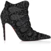 Circus Max Perla – 100 mm lave støvler – ruskind, mesh og strass – sort – kvinder Circus Max Perla – 100 mm lave støvler – ruskind, mesh og strass – sort – kvinder