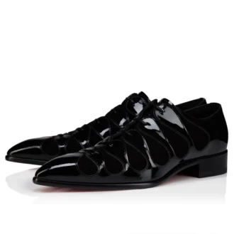 Circus – Oxfords – Lakeret kalveskind – Sort – Herre