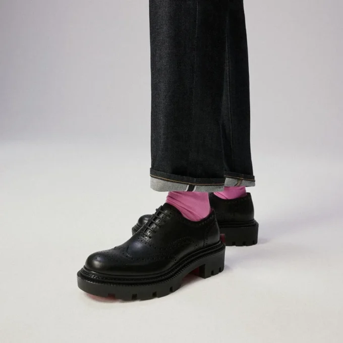 College – Oxfords – Vokset kalveskind – Sort – Herre College – Oxfords – Vokset kalveskind – Sort – Herre