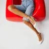 Condora Strap – 85 mm pumps med remme – Nappalæder – Bianco – Dame Condora Strap – 85 mm pumps med remme – Nappalæder – Bianco – Dame