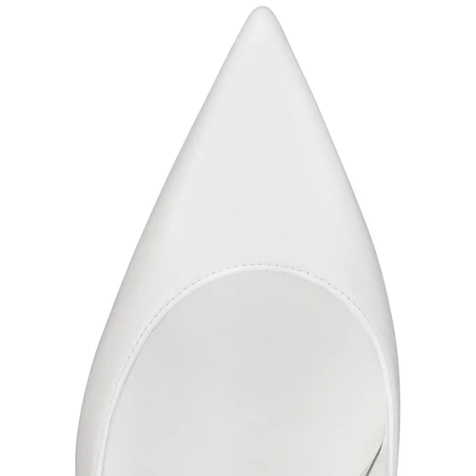 Condora Strap – 85 mm pumps med remme – Nappalæder – Bianco – Dame Condora Strap – 85 mm pumps med remme – Nappalæder – Bianco – Dame