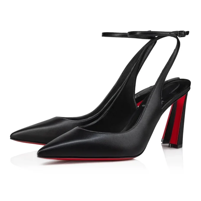 Condora Strap – 85 mm pumps med remme – Nappalæder – Sort – Dame Condora Strap – 85 mm pumps med remme – Nappalæder – Sort – Dame