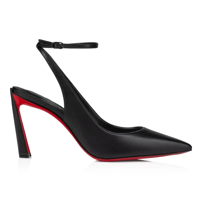 Condora Strap – 85 mm pumps med remme – Nappalæder – Sort – Dame Condora Strap – 85 mm pumps med remme – Nappalæder – Sort – Dame