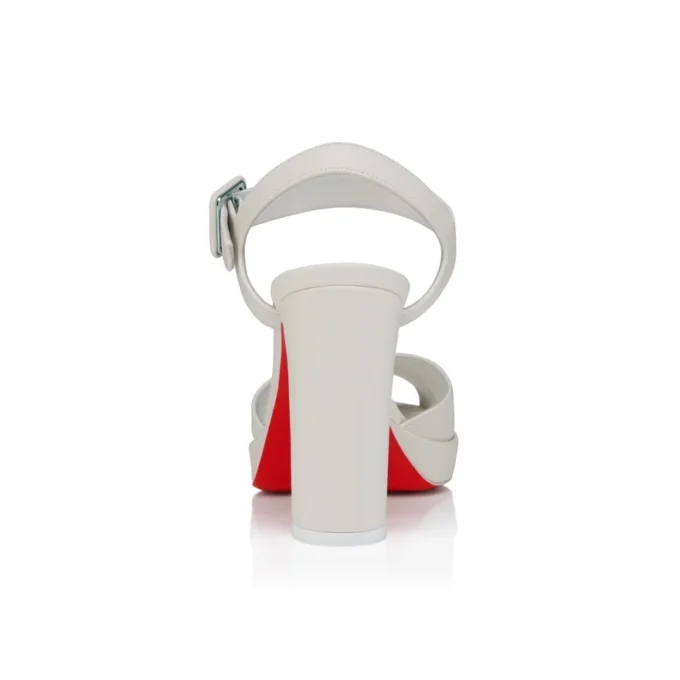Cora – 100 mm sandaler – lammeskind – Bianco – kvinder Cora – 100 mm sandaler – lammeskind – Bianco – kvinder