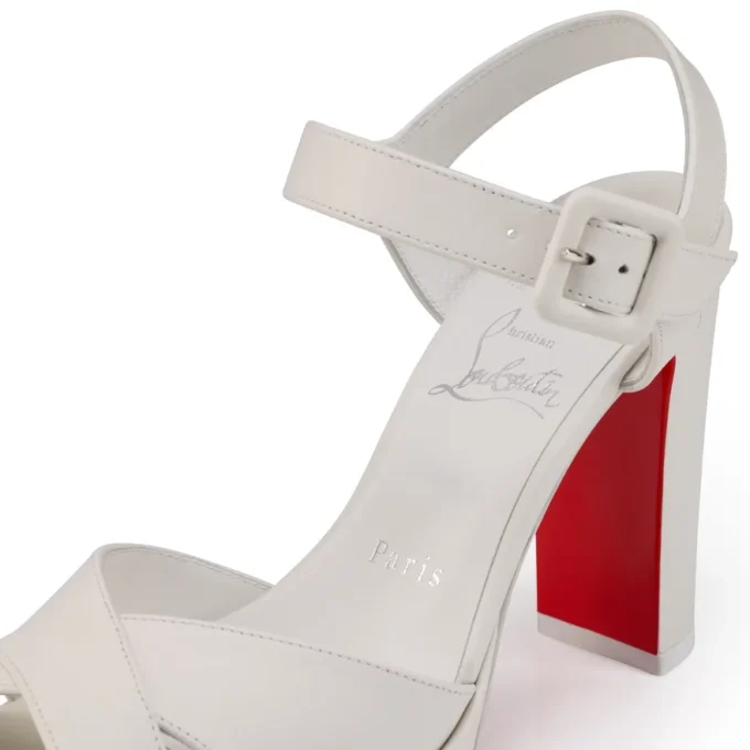 Cora – 100 mm sandaler – lammeskind – Bianco – kvinder Cora – 100 mm sandaler – lammeskind – Bianco – kvinder