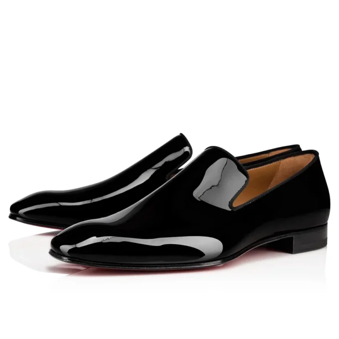 Dandelion – Loafers – Lakeret kalveskind – Sort – Herre