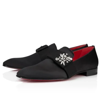 Dandelion Red Carpet – Mokkasiner – Krepsatin – Sort – Herre