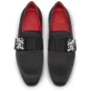 Dandelion Red Carpet – Mokkasiner – Krepsatin – Sort – Herre Dandelion Red Carpet – Mokkasiner – Krepsatin – Sort – Herre
