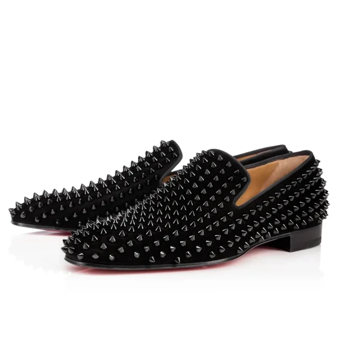 Dandelion Spikes – Loafers – Kalveskind og pigge – Sort – Herre