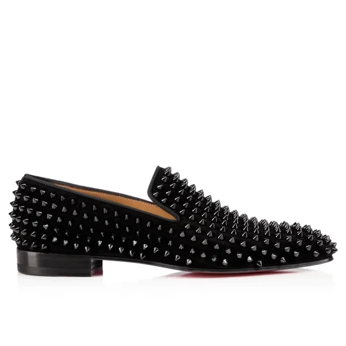 Dandelion Spikes – Loafers – Kalveskind og pigge – Sort – Herre