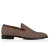 Danny Flex – Loafers – Kalveskind og twillvævning – Hvid og brun – Herre