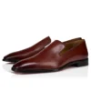 Danny Flex – Loafers – Skinnende kalveskind – Cuoio – Herre