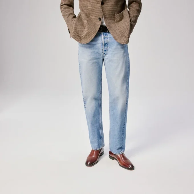 Danny Flex – Loafers – Skinnende kalveskind – Cuoio – Herre