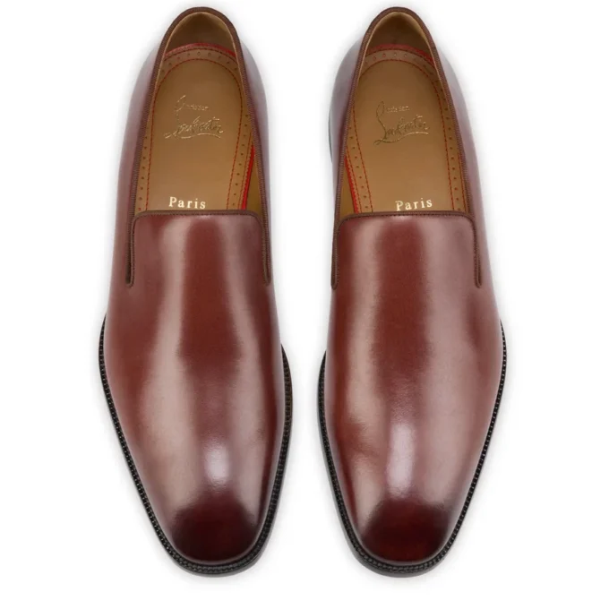 Danny Flex – Loafers – Skinnende kalveskind – Cuoio – Herre