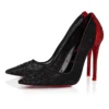 Degrastrass Red Carpet – 100 mm pumps – mesh – sort – kvinder