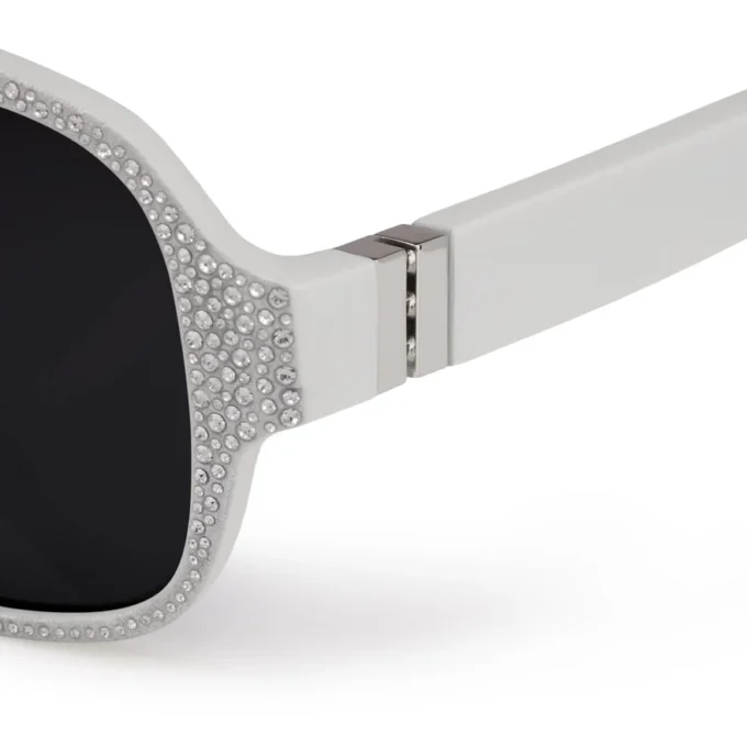Diamond Roller Lb0032 – Solbriller – Acetat – Hvid røg