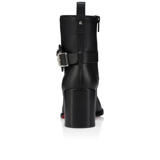 Dianouchette – 70 mm lave støvler – kalveskind – sort – kvinder