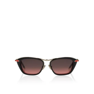 Dolly Lb0022 – Solbriller – Metal – Sort røgfarvet