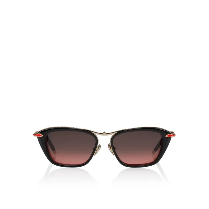 Dolly Lb0022 – Solbriller – Metal – Sort røgfarvet