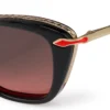 Dolly Lb0022 – Solbriller – Metal – Sort røgfarvet