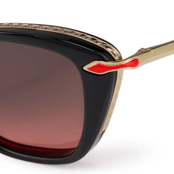 Dolly Lb0022 – Solbriller – Metal – Sort røgfarvet