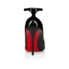 Erozee – 100 mm pumps med remme – lakeret kalveskind – sort – kvinder